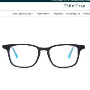 *EUC* Felix Gray Kids Blue Light Glasses ("Nash' frame; small y4-8, 42-14-125mm)